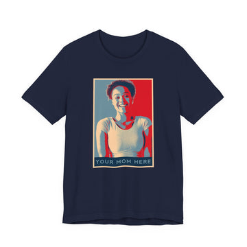 Personalized Mother's Day Hope Poster Graphic Tee Custom Photo Gift Shirt - Encore2woNavyS
