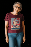 Personalized Mother's Day Hope Poster Graphic Tee Custom Photo Gift Shirt - Encore2woMaroonS