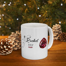 Personalized Name Birthstone Ceramic Mug 11oz with Birthstone Image and Month - Encore2wo11oz