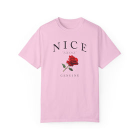 Personalized NICE Comfort Colors 1717 Red Rose T-Shirt - Encore2woBlossomS