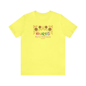 Personalized Nurse T-Shirt | Custom Name & Since Year - Encore2woYellowS