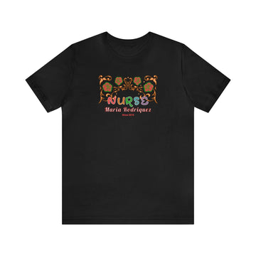 Personalized Nurse T-Shirt | Custom Name & Since Year - Encore2woBlackS