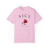 Personalized Red Rose Comfort Colors 1717 Graphic Tee Custom Floral Shirt - Encore2woBlossomS