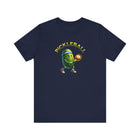 Pickle Playing Pickleball T-Shirt - Fun Sport Tee - Encore2woNavyS