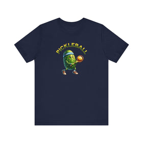 Pickle Playing Pickleball T-Shirt - Fun Sport Tee - Encore2woNavyS
