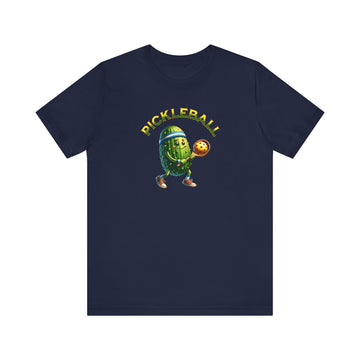 Pickle Playing Pickleball T-Shirt - Fun Sport Tee - Encore2woNavyS