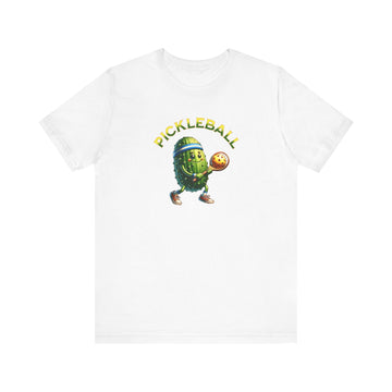 Pickle Playing Pickleball T-Shirt - Fun Sport Tee - Encore2woWhiteS