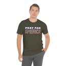 Pray for America T-Shirt with 2 Chronicles 7:14 - Encore2woArmyS
