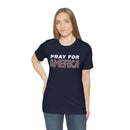 Pray for America T-Shirt with 2 Chronicles 7:14 - Encore2woNavyS