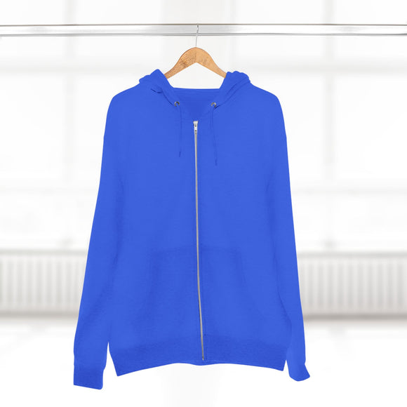 Pray Trust Repeat Zip Hoodie Back Print Christian Sweatshirt - Encore2woSNavy