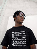 Proverbs 13:20 Wisdom Tee Unisex T-Shirt - Encore2woBlackS