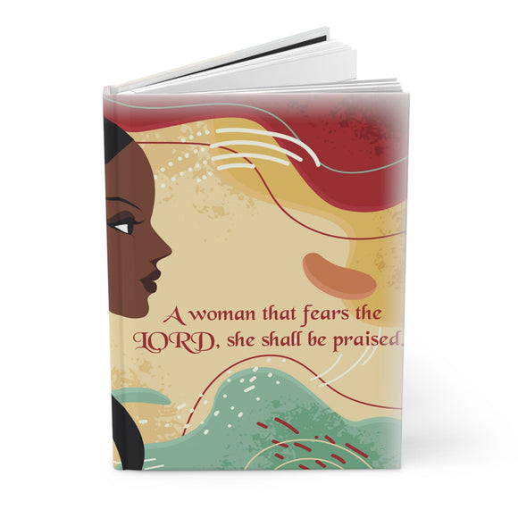 Proverbs 31:30 Journal Christian Inspirational Hardcover Matte Journal Faith - Based - Encore2woJournal
