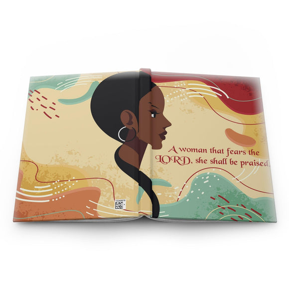 Proverbs 31:30 Journal Christian Inspirational Hardcover Matte Journal Faith - Based - Encore2woJournal