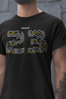 Psalm 23 Bible Verse Graphic Tee The Lord Is My Shepherd Shirt - Encore2woBlackS