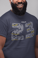 Psalm 23 Bible Verse Graphic Tee The Lord Is My Shepherd Shirt - Encore2woTeam PurpleS