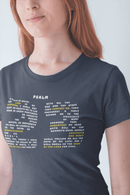 Psalm 23 Bible Verse Graphic Tee The Lord Is My Shepherd Shirt - Encore2woTeam PurpleS