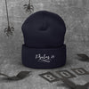 Psalm 23 Embroidered White Cuffed Beanie - Encore2woNavy