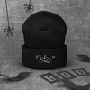 Psalm 23 Embroidered White Cuffed Beanie - Encore2woBlack