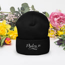 Psalm 23 Embroidered White Cuffed Beanie - Encore2woSpruce