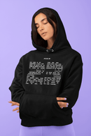 Psalm 23 Hoodie - The Number 23 with Verse of Psalm 23 Text in White Letters - Encore2woMaroonS