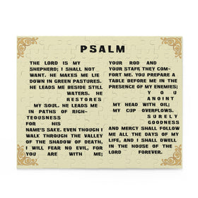 Psalm 23 Jigsaw Puzzle (120, 252, 500 - Piece) - Encore2wo10" × 8" (120 pcs)