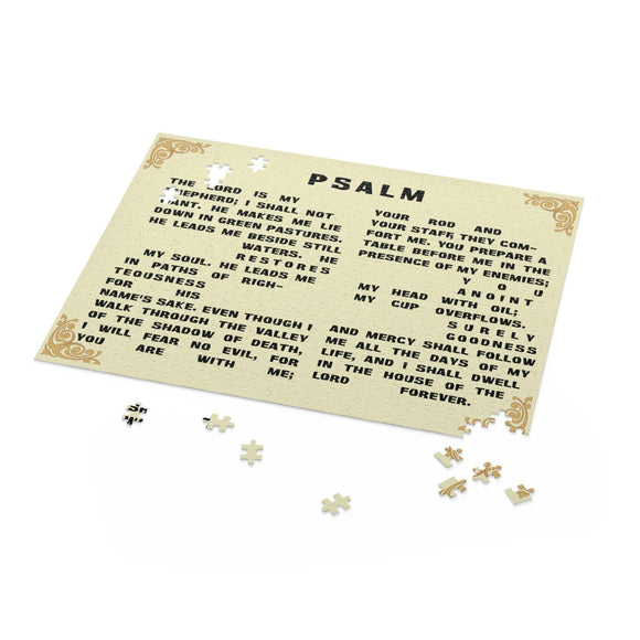 Psalm 23 Jigsaw Puzzle – 120, 252, or 500 Pieces - Encore2wo20" × 16" (500 pcs)