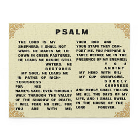 Psalm 23 Jigsaw Puzzle – 120, 252, or 500 Pieces - Encore2wo14" × 11" (252 pcs)