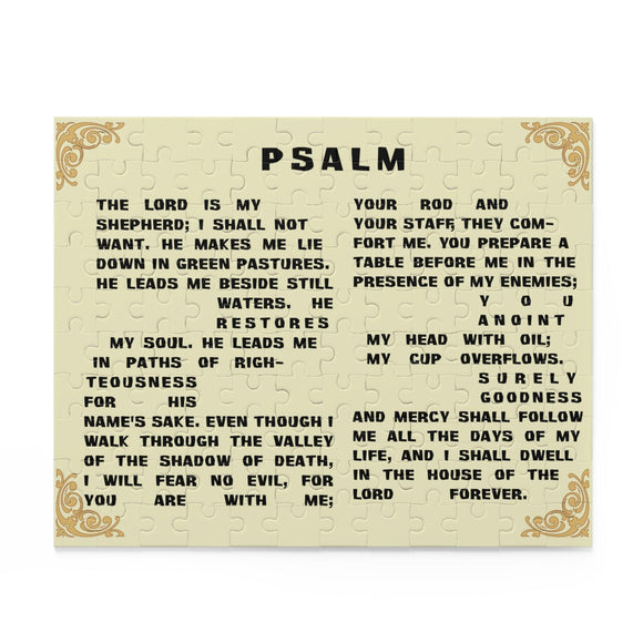 Psalm 23 Jigsaw Puzzle – 120, 252, or 500 Pieces - Encore2wo10" × 8" (120 pcs)