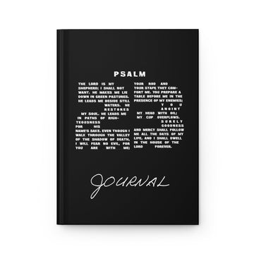 Psalm 23 Journal Hardcover - Inspirational Faith Notebook - Encore2woJournal