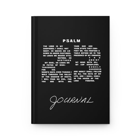 Psalm 23 Journal Hardcover - Inspirational Faith Notebook - Encore2woJournal