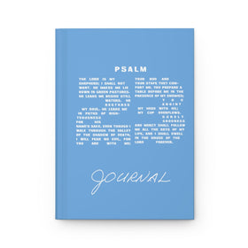 Psalm 23 Journal Light Blue Hardcover Matte - Encore2woJournal