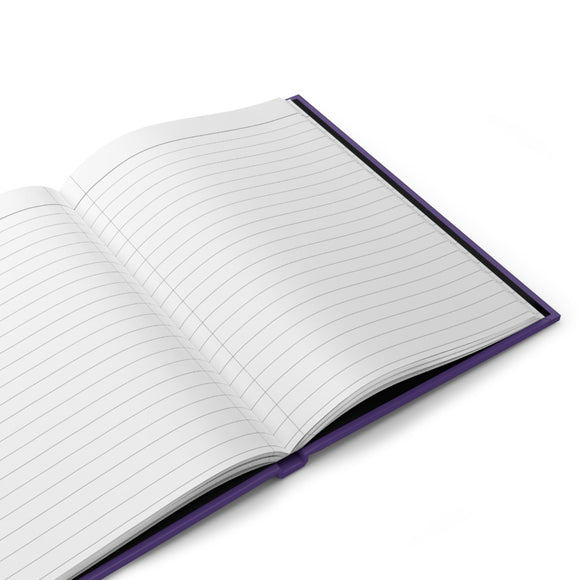 Psalm 23 Journal Purple Hardcover Matte "The Lord is My Shepherd" - Encore2woJournal