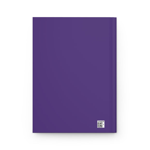 Psalm 23 Journal Purple Hardcover Matte "The Lord is My Shepherd" - Encore2woJournal