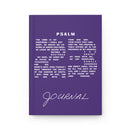 Psalm 23 Journal Purple Hardcover Matte "The Lord is My Shepherd" - Encore2woJournal