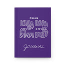 Psalm 23 Journal Purple, Number 23, Christian, Hardcover Matte Notebook - Encore2woJournal
