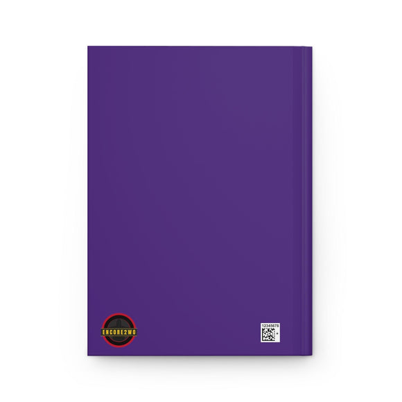 Psalm 23 Journal Purple, Number 23, Christian, Hardcover Matte Notebook - Encore2woJournal