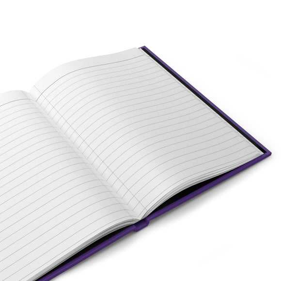 Psalm 23 Journal Purple, Number 23, Christian, Hardcover Matte Notebook - Encore2woJournal