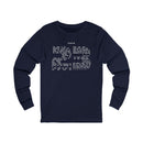 Psalm 23 Long Sleeve Christian Tee Faith Inspired Scripture Shirt - Encore2woSNavy
