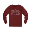 Psalm 23 Long Sleeve Christian Tee Faith Inspired Scripture Shirt - Encore2woSCardinal