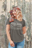 Psalm 23 T-Shirt - Inspirational Christian Apparel with 23rd Psalm Text Design in White Lettering - Encore2woTrue RoyalS