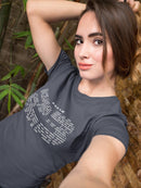 Psalm 23 T-Shirt - Inspirational Christian Apparel with 23rd Psalm Text Design in White Lettering - Encore2woTrue RoyalS