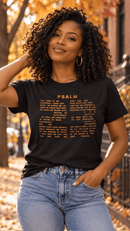 Psalm 23 Thanksgiving T-Shirt – Faith, Gratitude & God's Goodness - Encore2woBlackL
