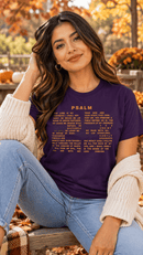 Psalm 23 Thanksgiving T-Shirt – Faith, Gratitude & God's Goodness - Encore2woBlackL