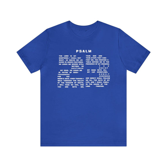 Psalm 23 'The Lord is My Shepherd' T-Shirt - Encore2woTrue RoyalS