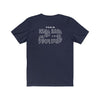 Psalm 23 Verse Backprint Unisex T-Shirt - Encore2woNavyS