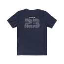 Psalm 23 Verse Backprint Unisex T-Shirt - Encore2woNavyS