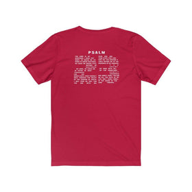 Psalm 23 Verse Backprint Unisex T-Shirt - Encore2woRedS