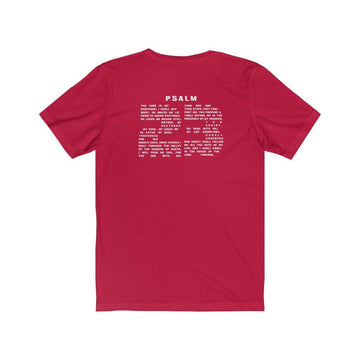 Psalm 23 Verse Backprint Unisex T-Shirt - Encore2woRedS