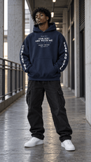 Psalm 23:4 “Fear No Evil” Oversized Hoodie – Dark Edition - Encore2woBlackS