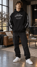 Psalm 23:4 “Fear No Evil” Oversized Hoodie – Dark Edition - Encore2woBlackS